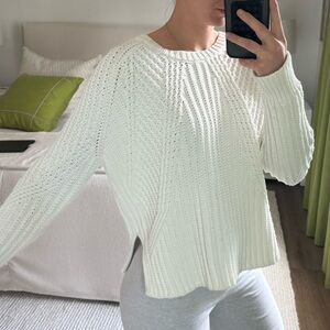 Vince White Knit Sweater